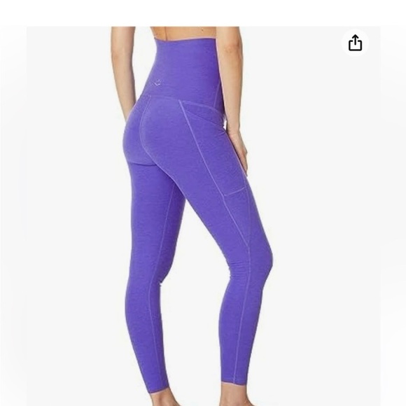 Beyond yoga beyond the bump leggings. Purple with pockets! Size small - Picture 1 of 3